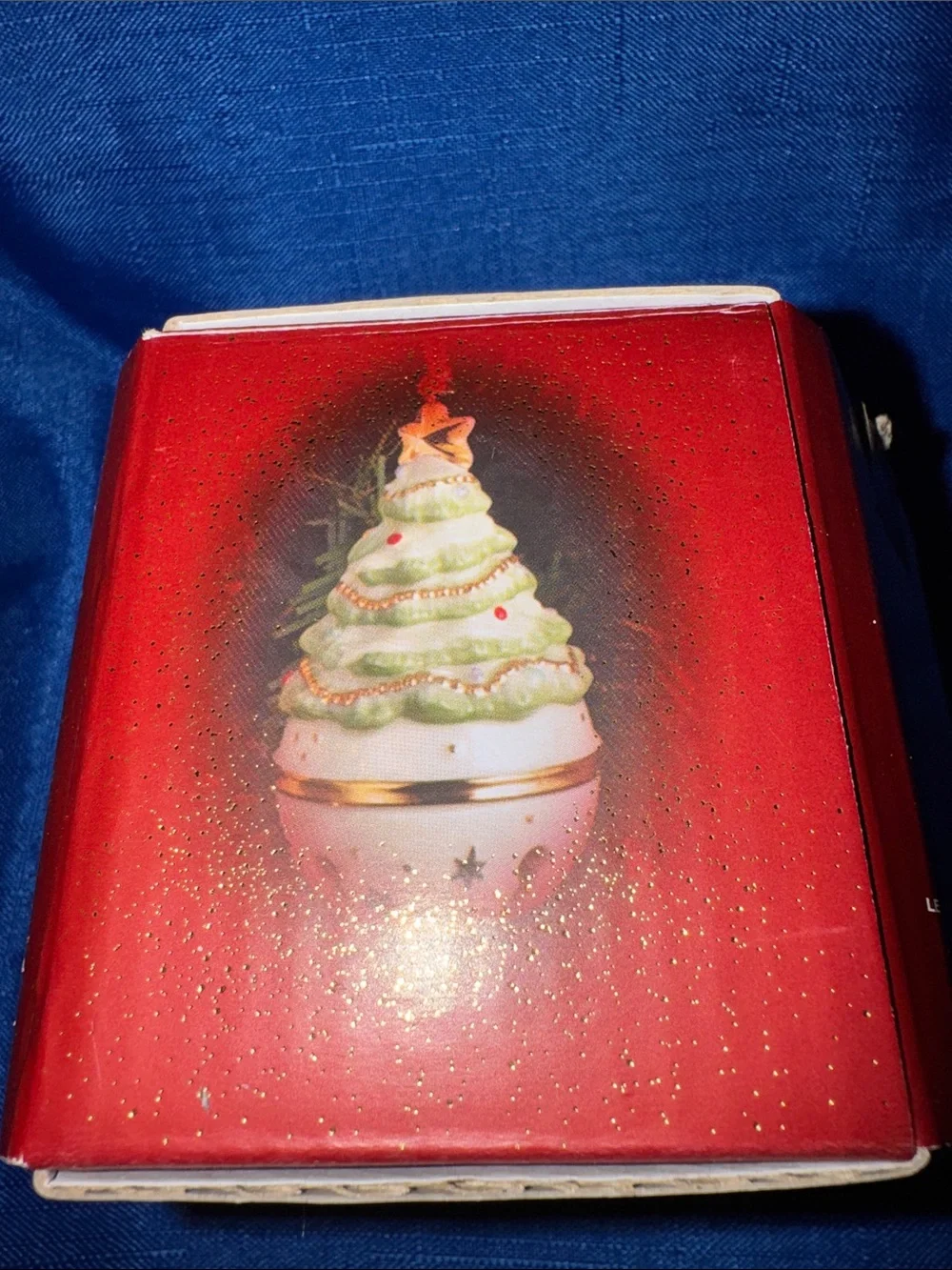 Lenox Porcelain Mini Sleigh Bells with Gold Accents - Set of 4 - New in Box